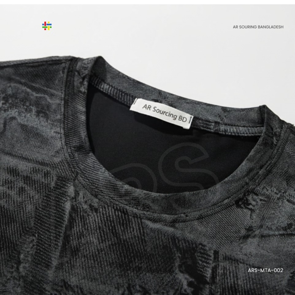 Men’s Printed T-Shirt – 100% Cotton – Export Quality – OEM Manufacturer in Bangladesh