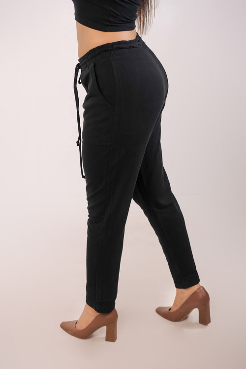 Women’s Terry Fabric Trousers –Soft Cotton