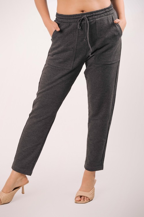 Women’s Terry Fabric Trousers –Soft Cotton