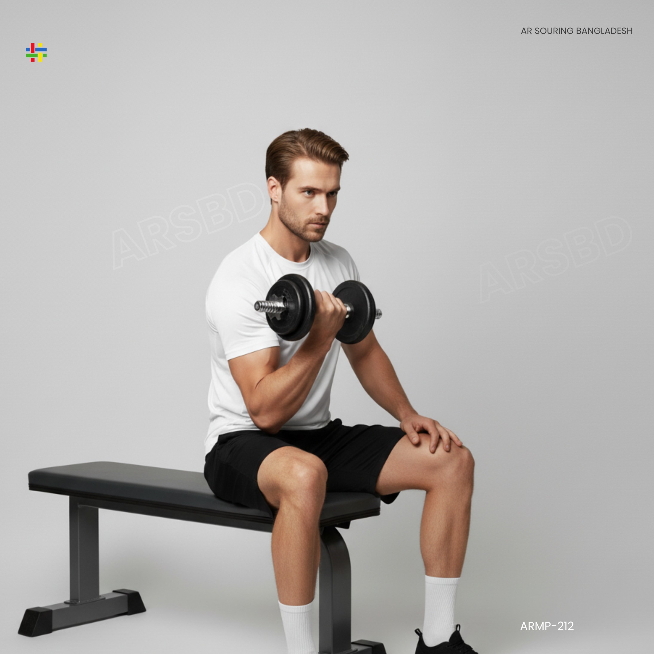 Men’s Sports Tops 100% Polyester Quick-Dry Workout Tee