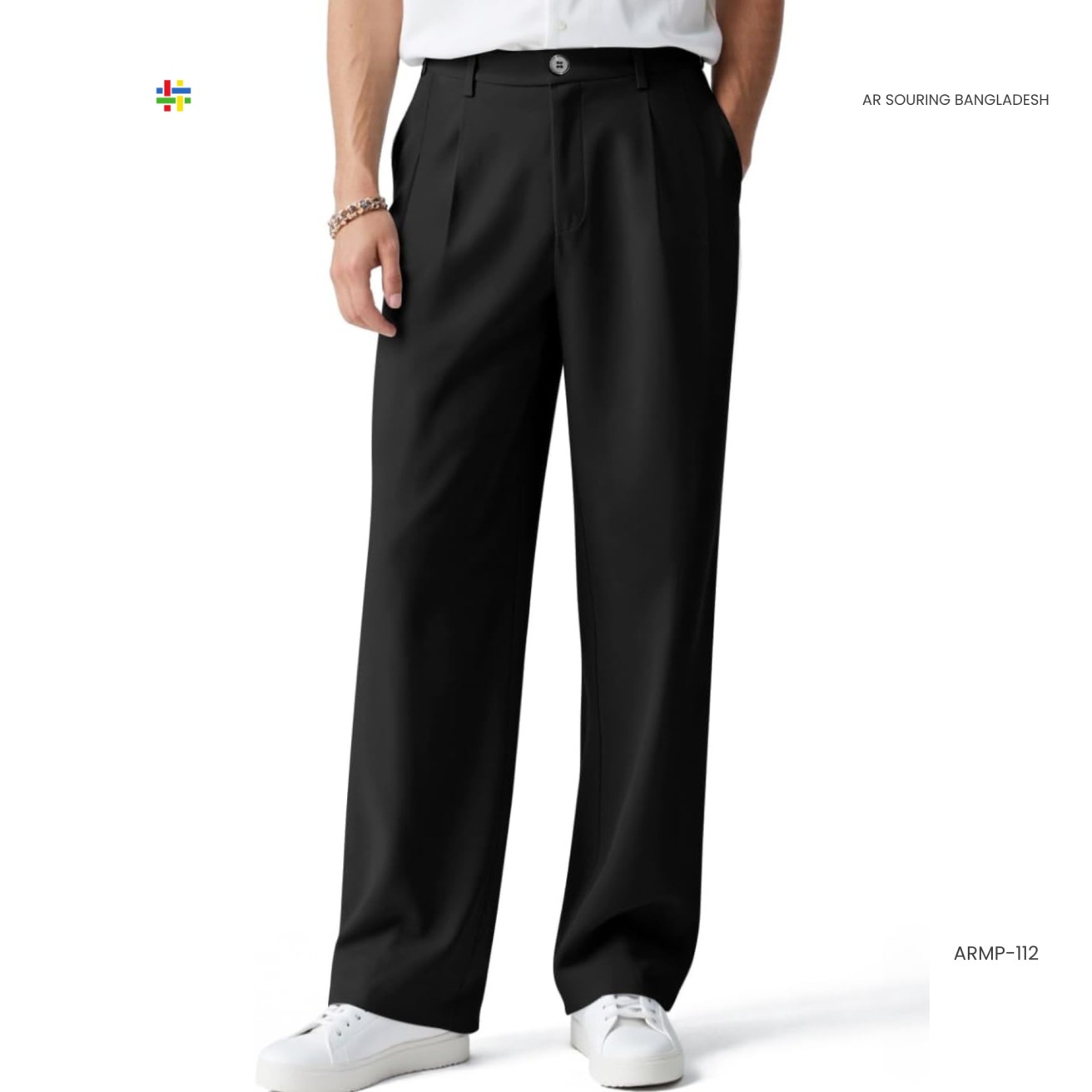 Men’s Casual Dress Pants  Pleated Old Money Wide Leg Baggy Slacks  Lightweight Relaxed Fit Work Trousers  OEM Export Manufacturer Bangladesh
