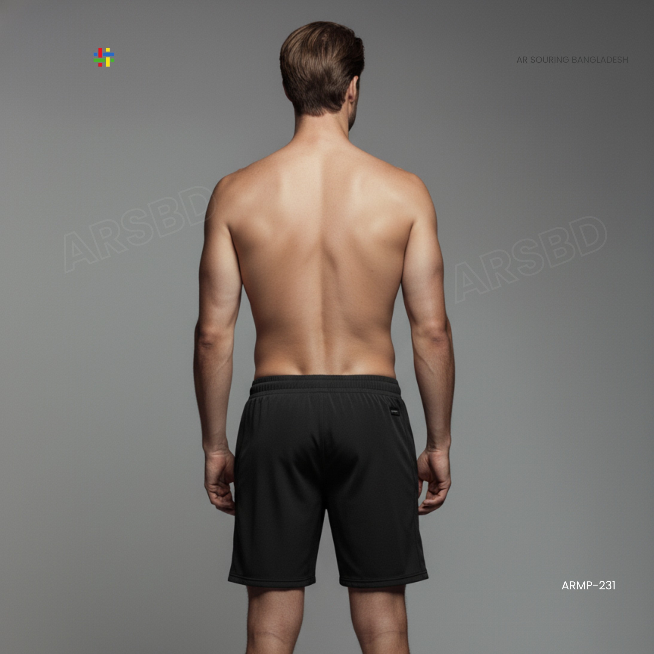 High Elasticity Anti-Wrinkle Sports Shorts for Spring Summer Lightweight Quick-Drying Seamless Seams Mid Waist Solid Pattern