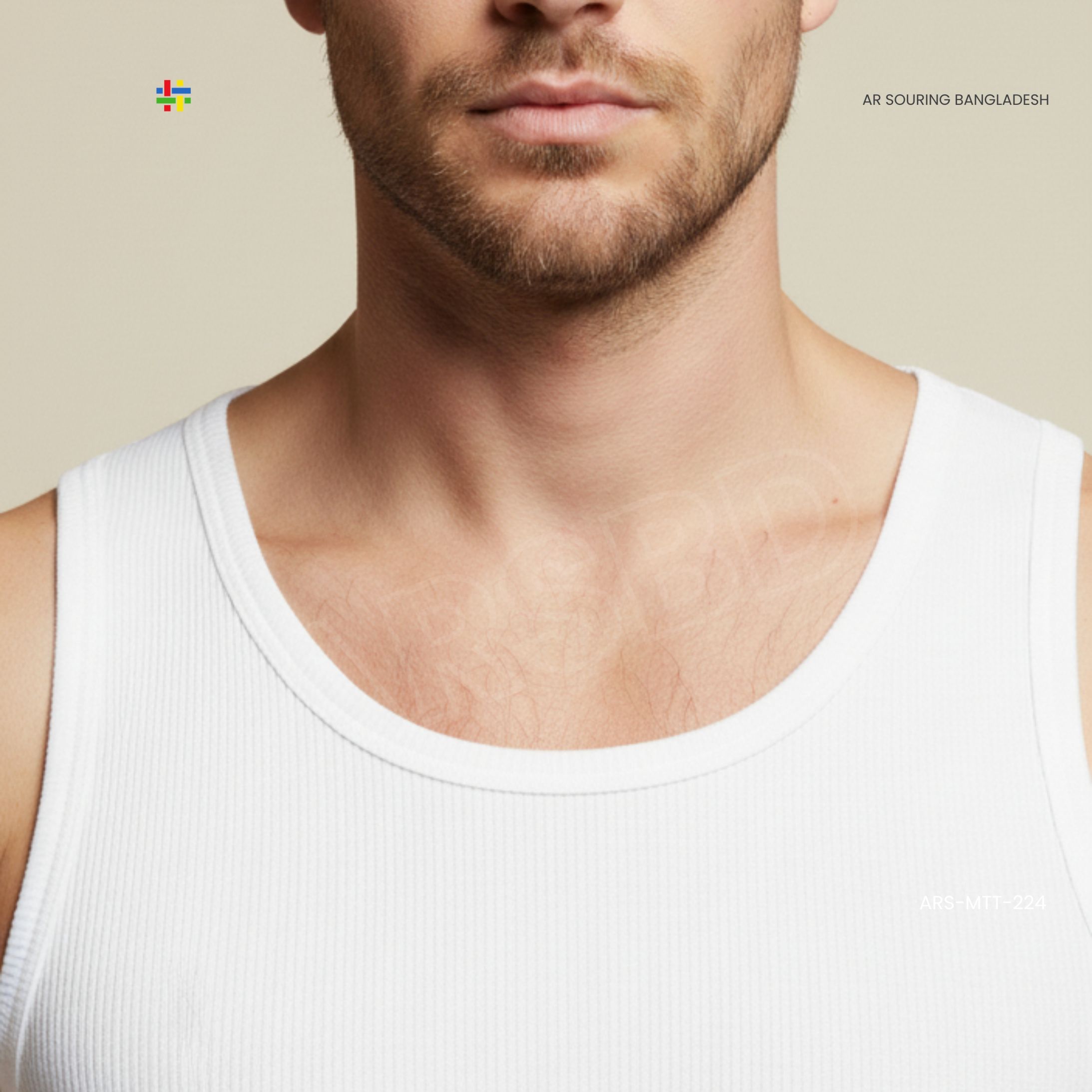 Men’s Sleeveless Tank Top – 100% Cotton / Custom Fabric – Lightweight Gym Wear – OEM Manufacturer in Bangladesh