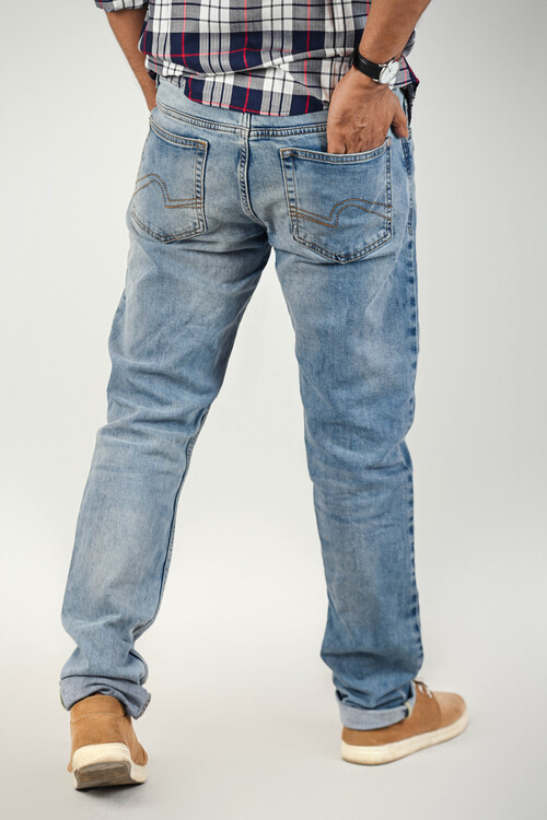 Men’s Light Blue Denim Jeans OEM Manufacturer Bangladesh