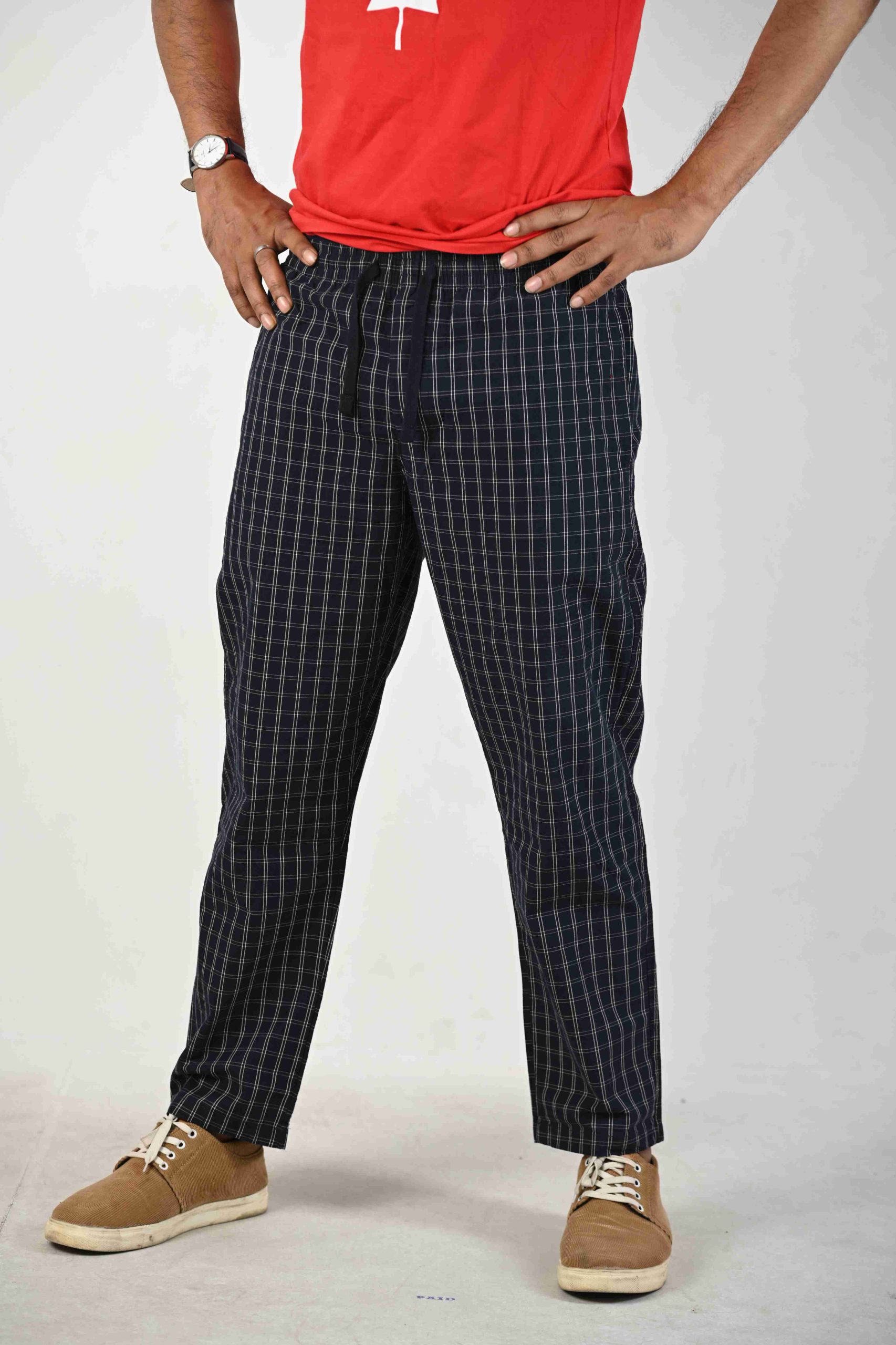 Men’s Checked Lounge Pants OEM Manufacturer Bangladesh