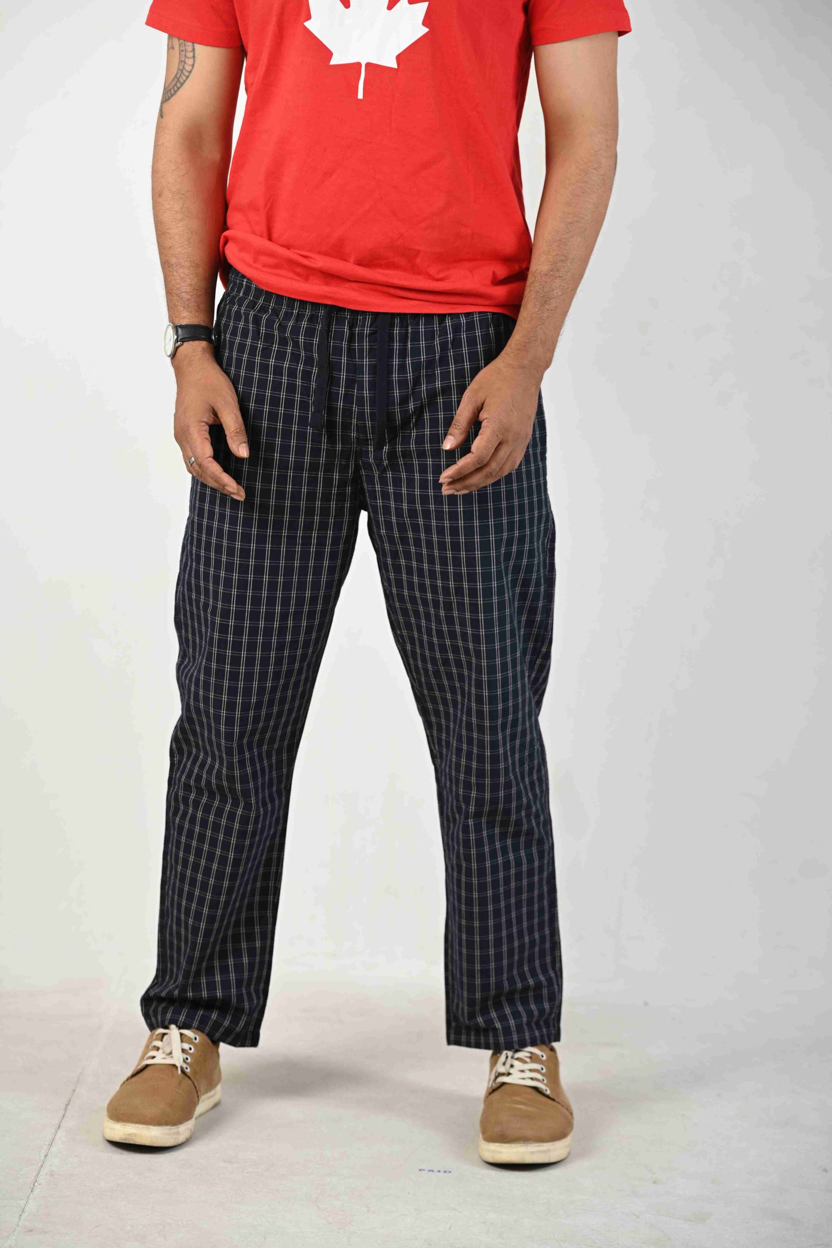 Men’s Checked Lounge Pants OEM Manufacturer Bangladesh