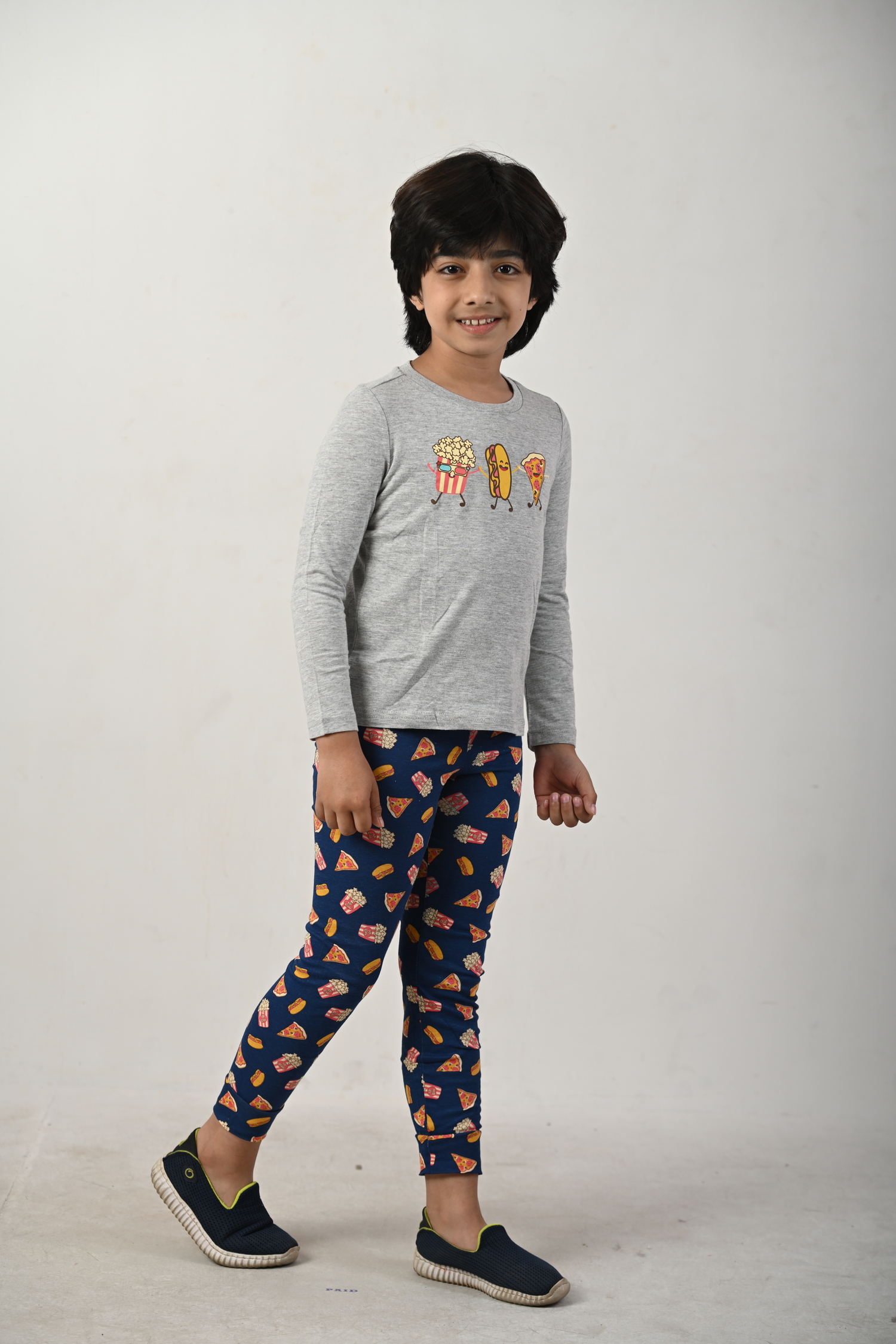 Kids’ Printed Leggings – Soft Stretch Cotton Lycra