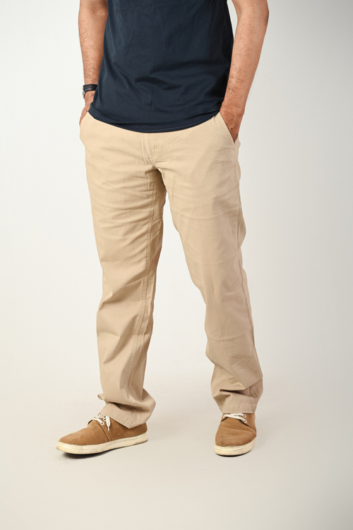 Men’s Regular-Fit Cotton Twill Pants