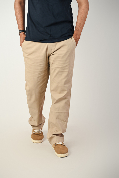 Men’s Regular-Fit Cotton Twill Pants