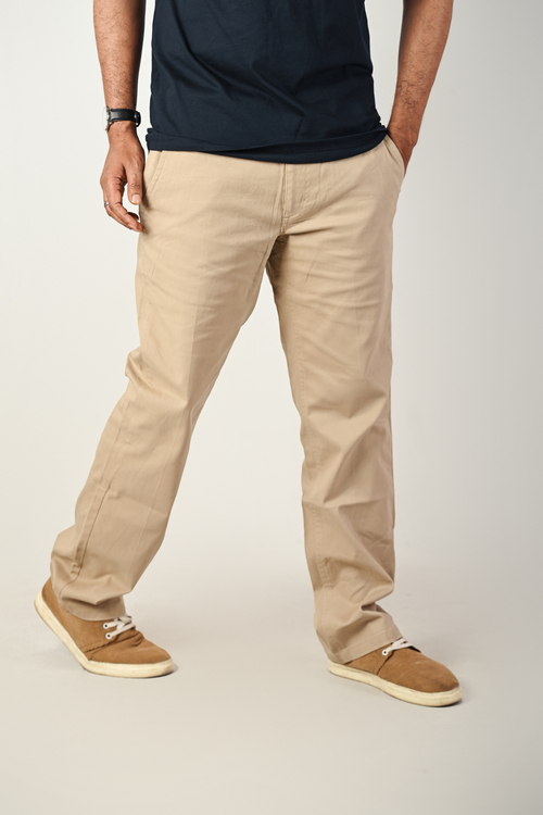 Men’s Regular-Fit Cotton Twill Pants