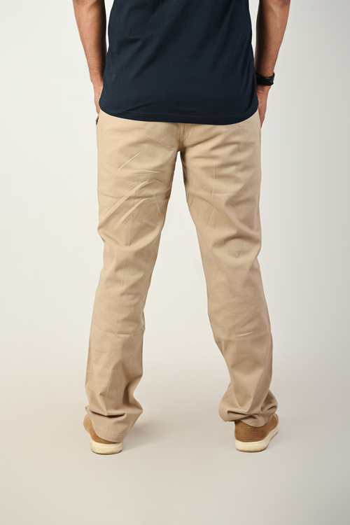 Men’s Regular-Fit Cotton Twill Pants