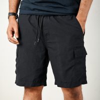 Men’s Cargo Shorts  Multi-Pocket Cotton Twill Utility Shorts