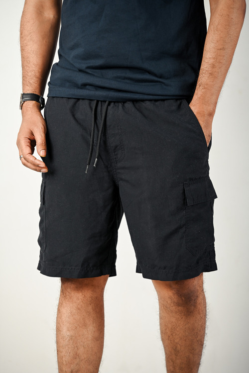 Men’s Cargo Shorts  Multi-Pocket Cotton Twill Utility Shorts