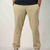 Men’s Cotton Twill Jogger Pants Stretch Chino Joggers