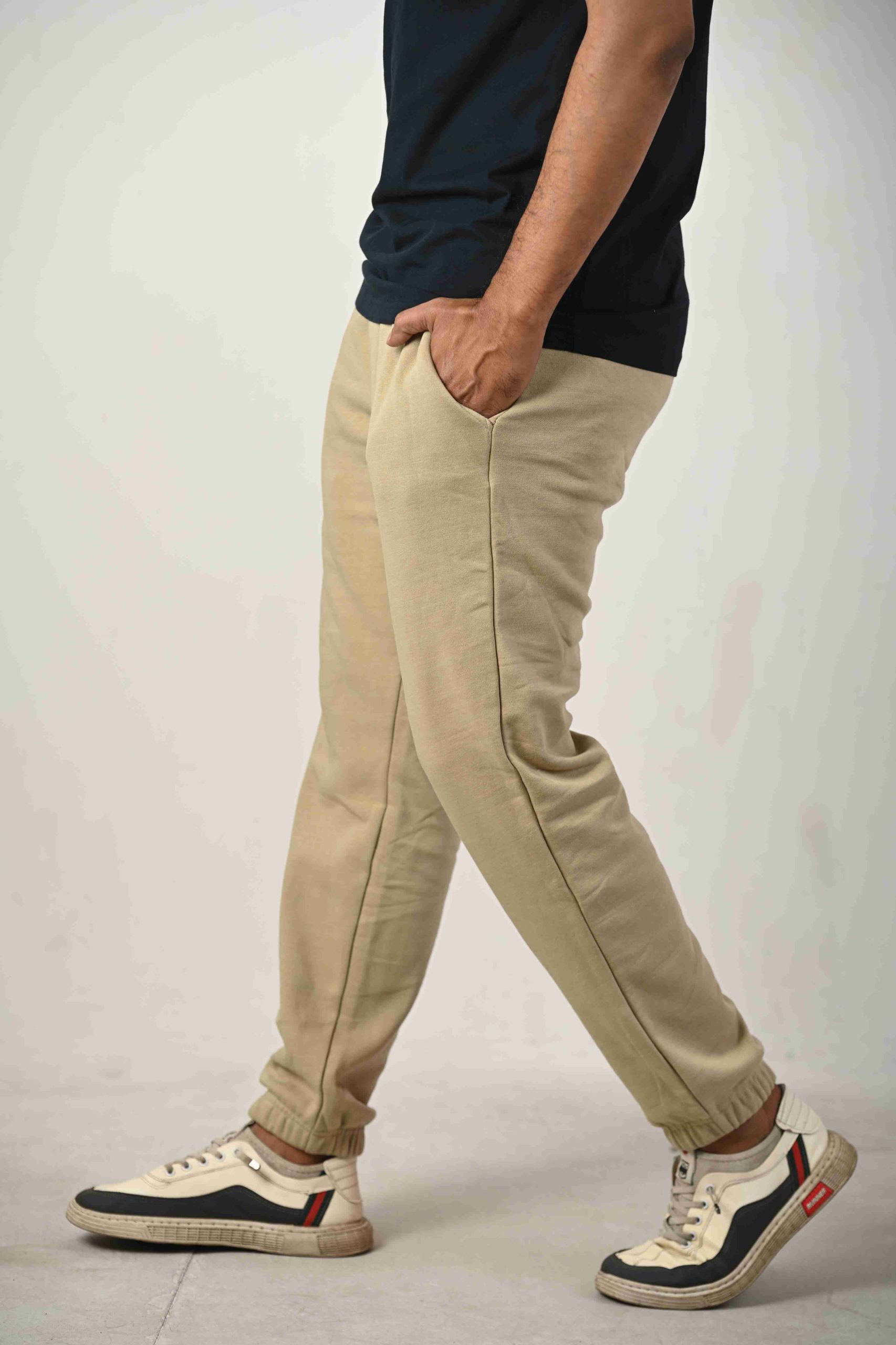 Men’s Cotton Twill Jogger Pants Stretch Chino Joggers