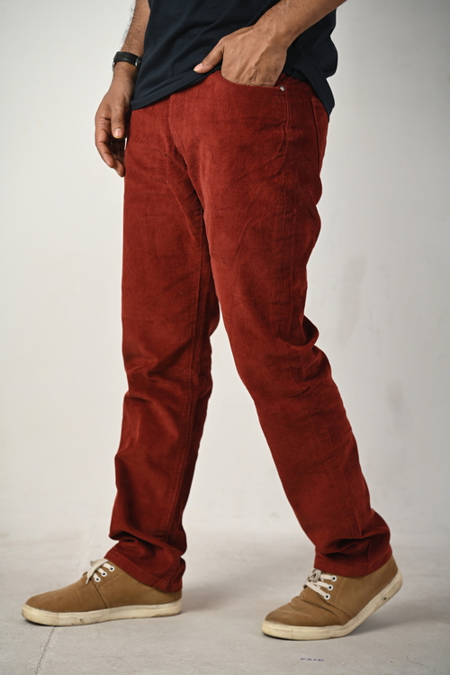 Men’s Corduroy Pants  Soft Ribbed Cotton Trousers OEM Services