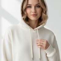 Women’s Hoodie Cotton-Blend Pullover