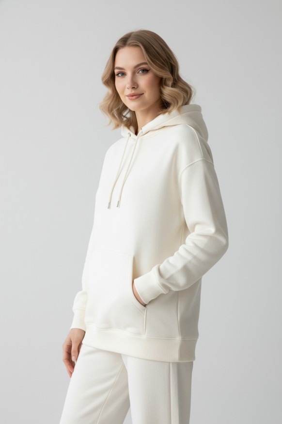 Women’s Hoodie Cotton-Blend Pullover