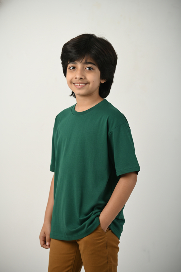 Kids’ Oversized T-Shirt  Bluk oder Casual Top OEM Bangladesh