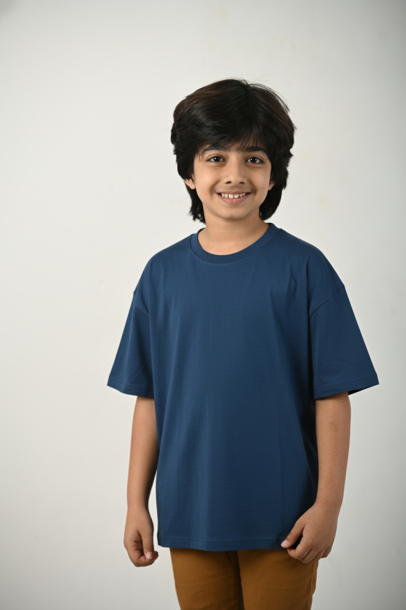 Kids’ Oversized T-Shirt  Bluk oder Casual Top OEM Bangladesh