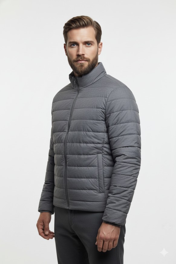 Winter Puffer Jacket Men Quilted Outerwear OEM Bangladesh