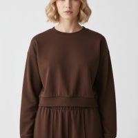 Women’s Sweatshirt & Wide-Leg Trouser Set