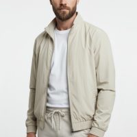 Men’s Collared Bomber Jacket Lightweight Outerwear ARSBD