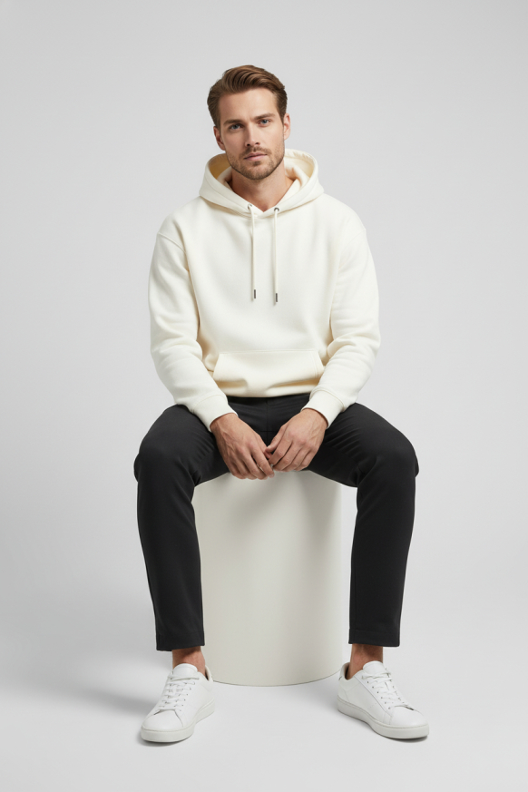 Men’s Hoodie Premium Pullover Sweatshirt OEM Manufacturer