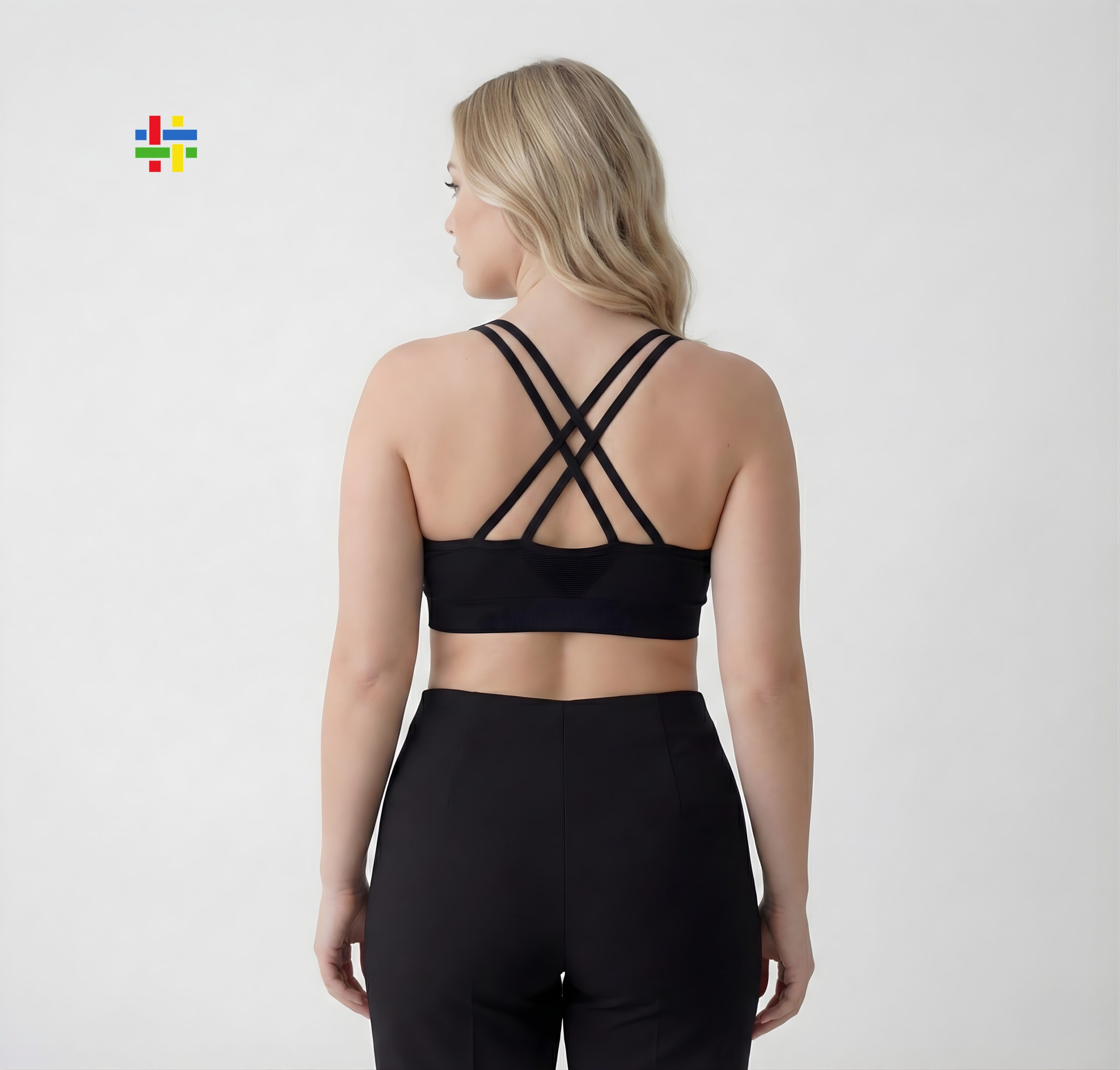 Women’s Strappy Sports Bra for Yoga & Activewear