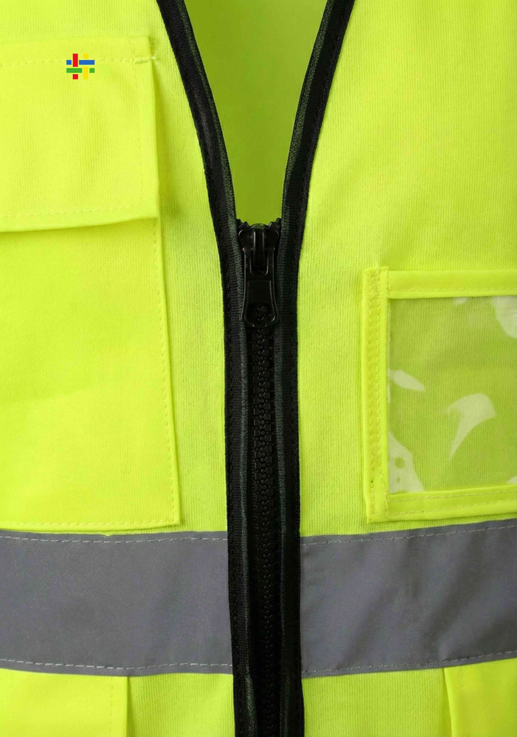 High Visibility LED Reflective Safety Vest for Industrial Construction