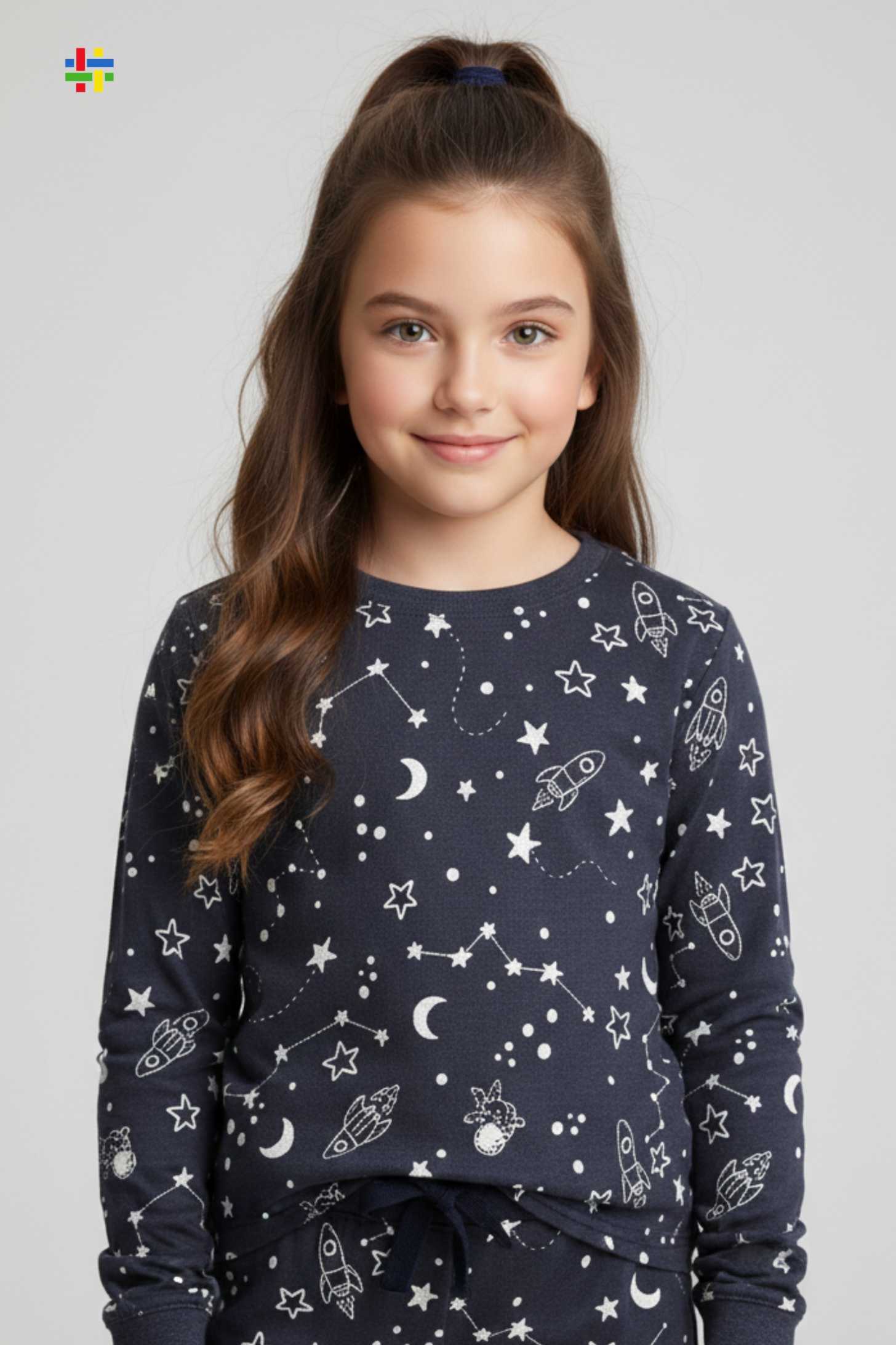 Boys & Girls Winter Fashion Printed Pajama Set