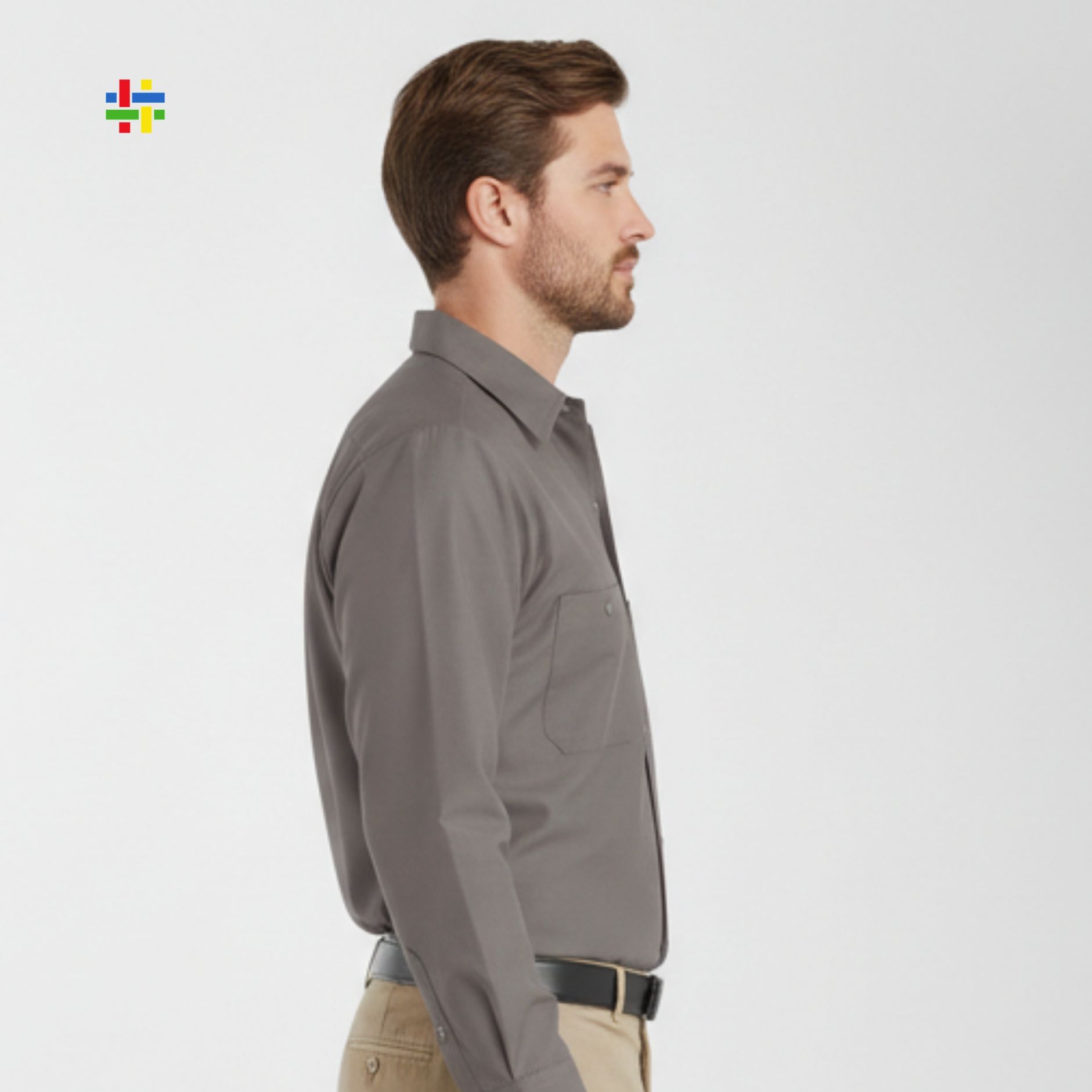 High Quality Twill Workwear Shirt for Workers | Durable Industrial Uniform Shirt OEM