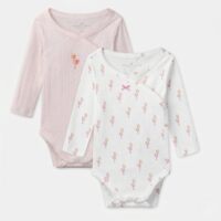 Best Baby Girl’s Wrap-Style Bodysuit Set