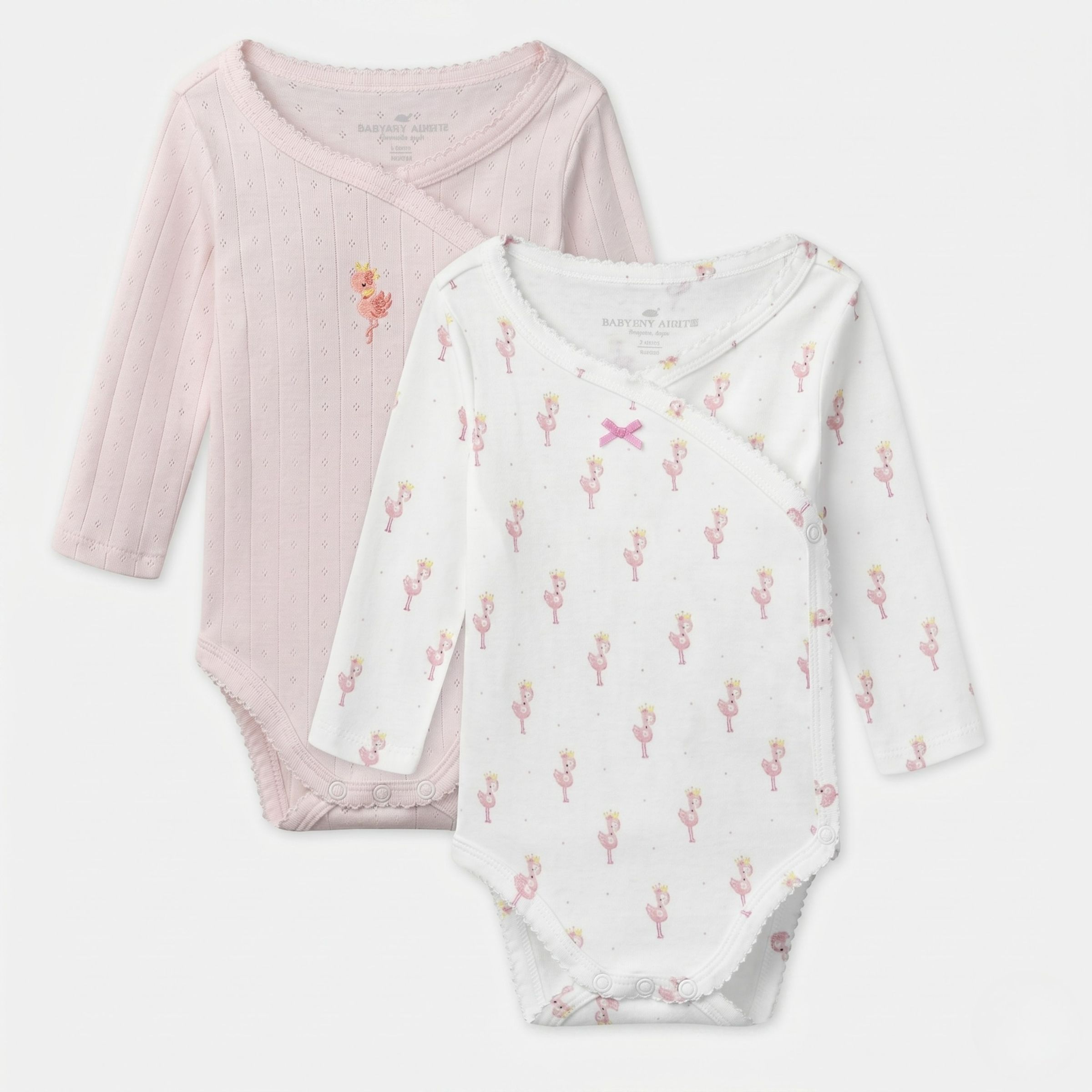 Best Baby Girl's Wrap-Style Bodysuit Set