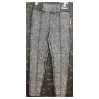 Kids High Waist Mineral Wash Denim Leggings
