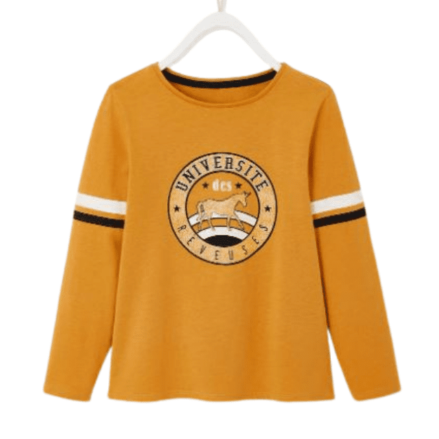 Premium Kids' Long Sleeve Graphic T-Shirt – 100% Breathable Cotton with Eco-Friendly Print