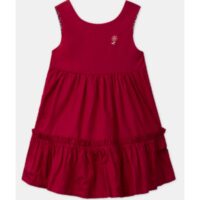 Girls’ Sleeveless Tiered Casual Dress Premium Comfortable Summer Fashion for Kids