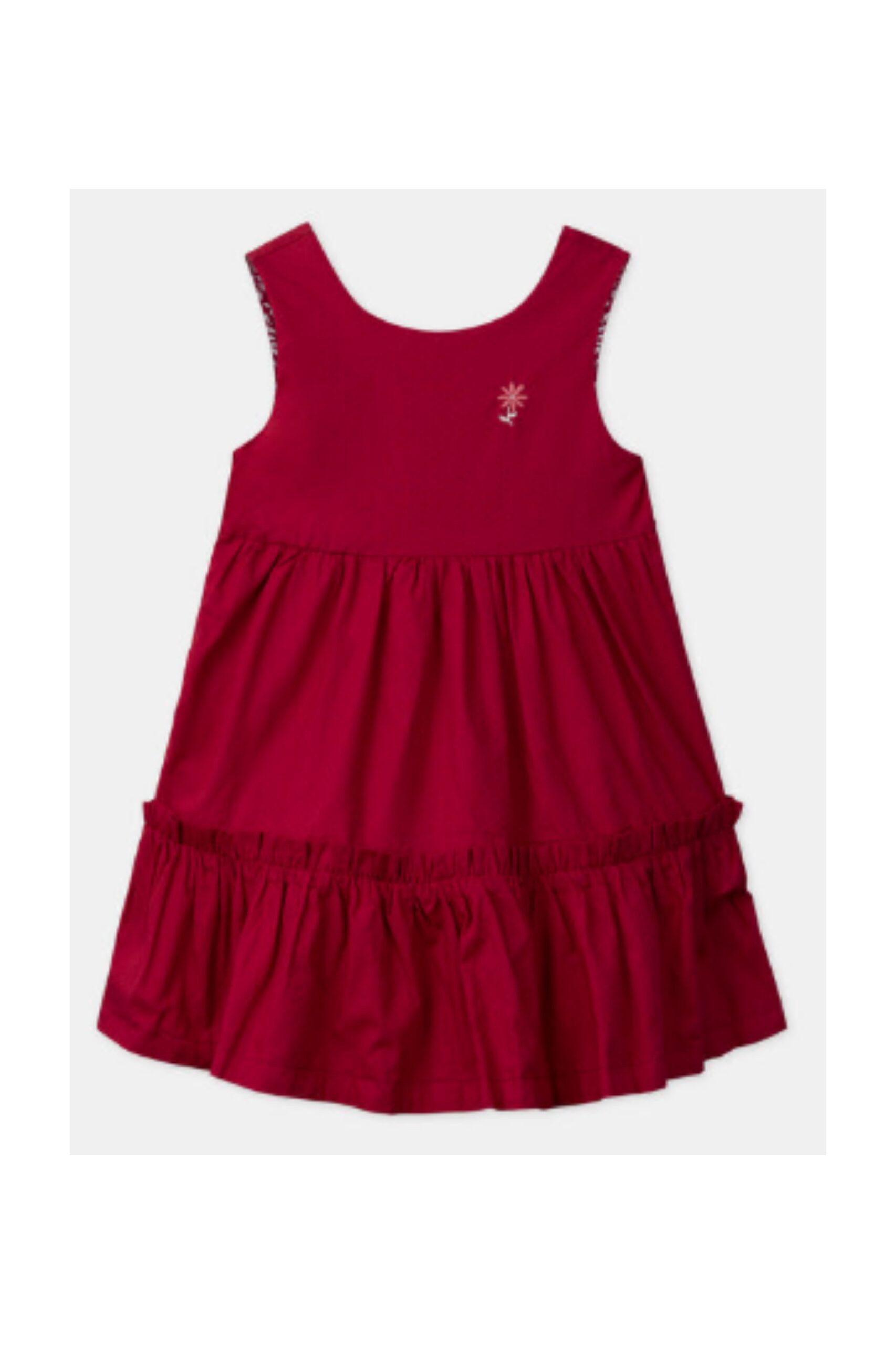 Girls' Sleeveless Tiered Casual Dress Premium Comfortable Summer Fashion for Kids