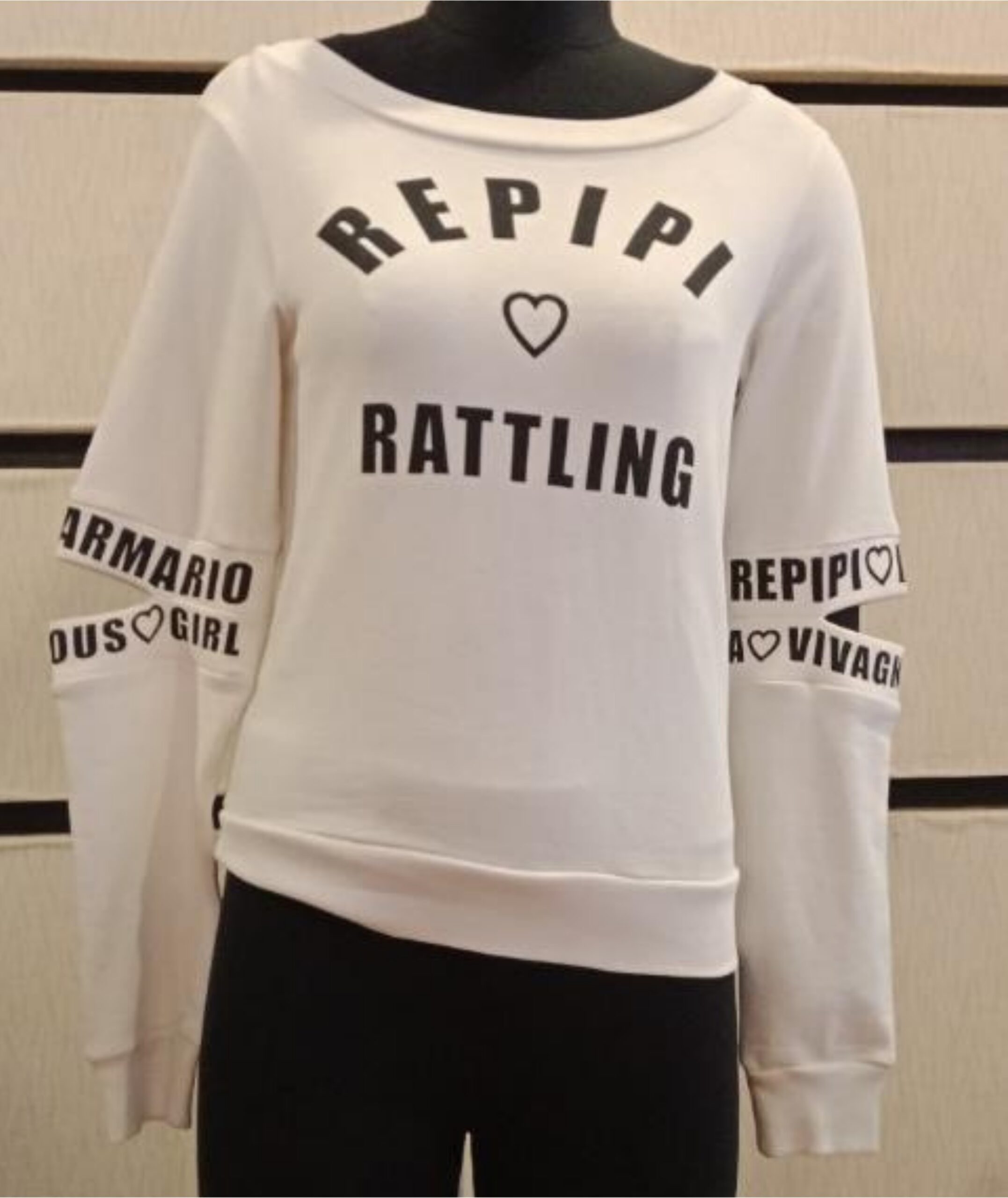 Women's Cold Shoulder Cut-Out Sweatshirt