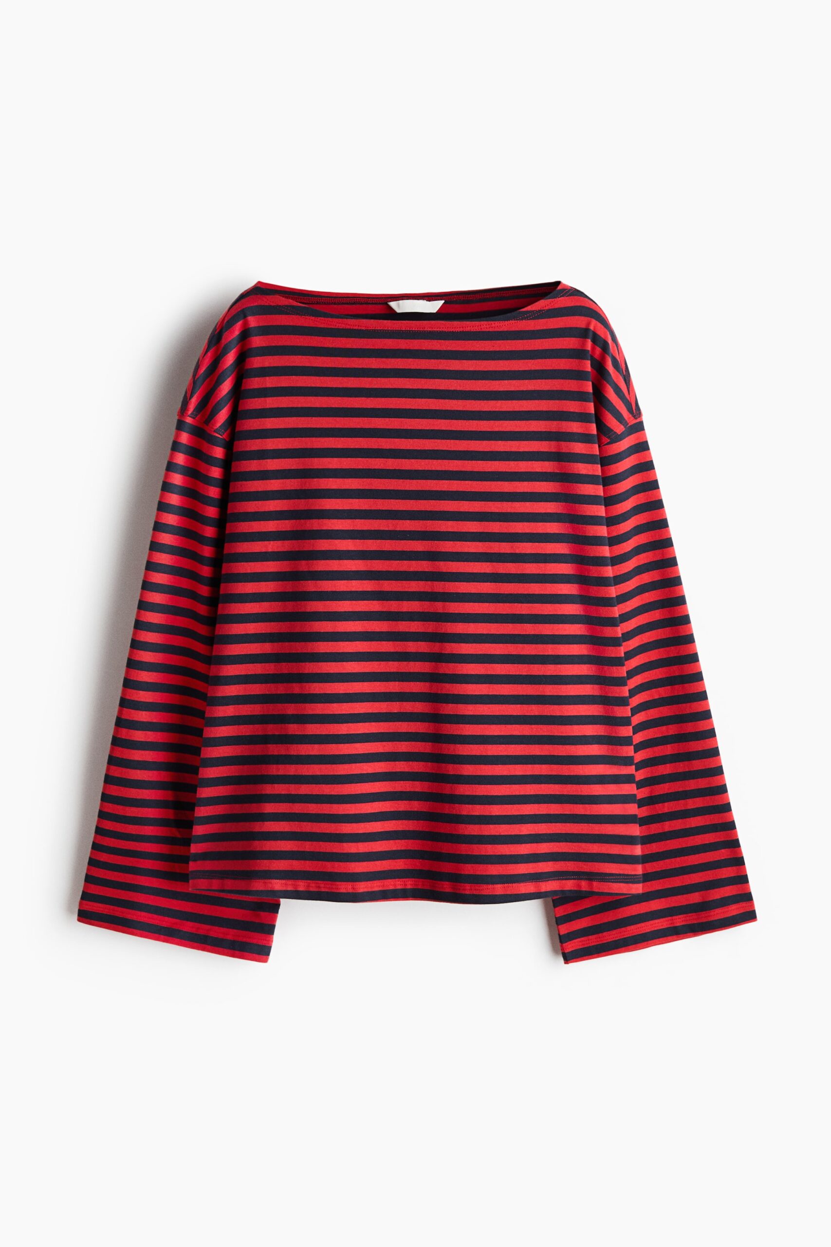 Women's Long-Sleeved Boat-Neck Top