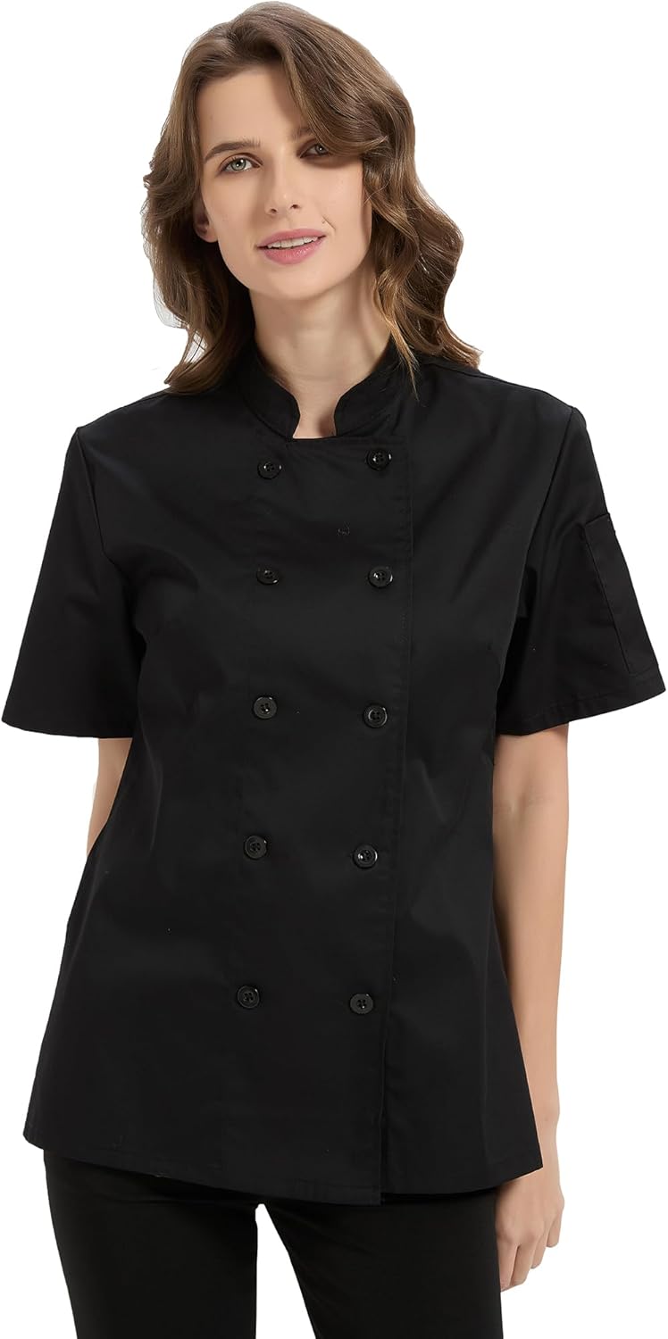 Women's Short Sleeve Chef Coat