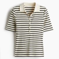 Rib Knit Polo Shirt OEM & ODM