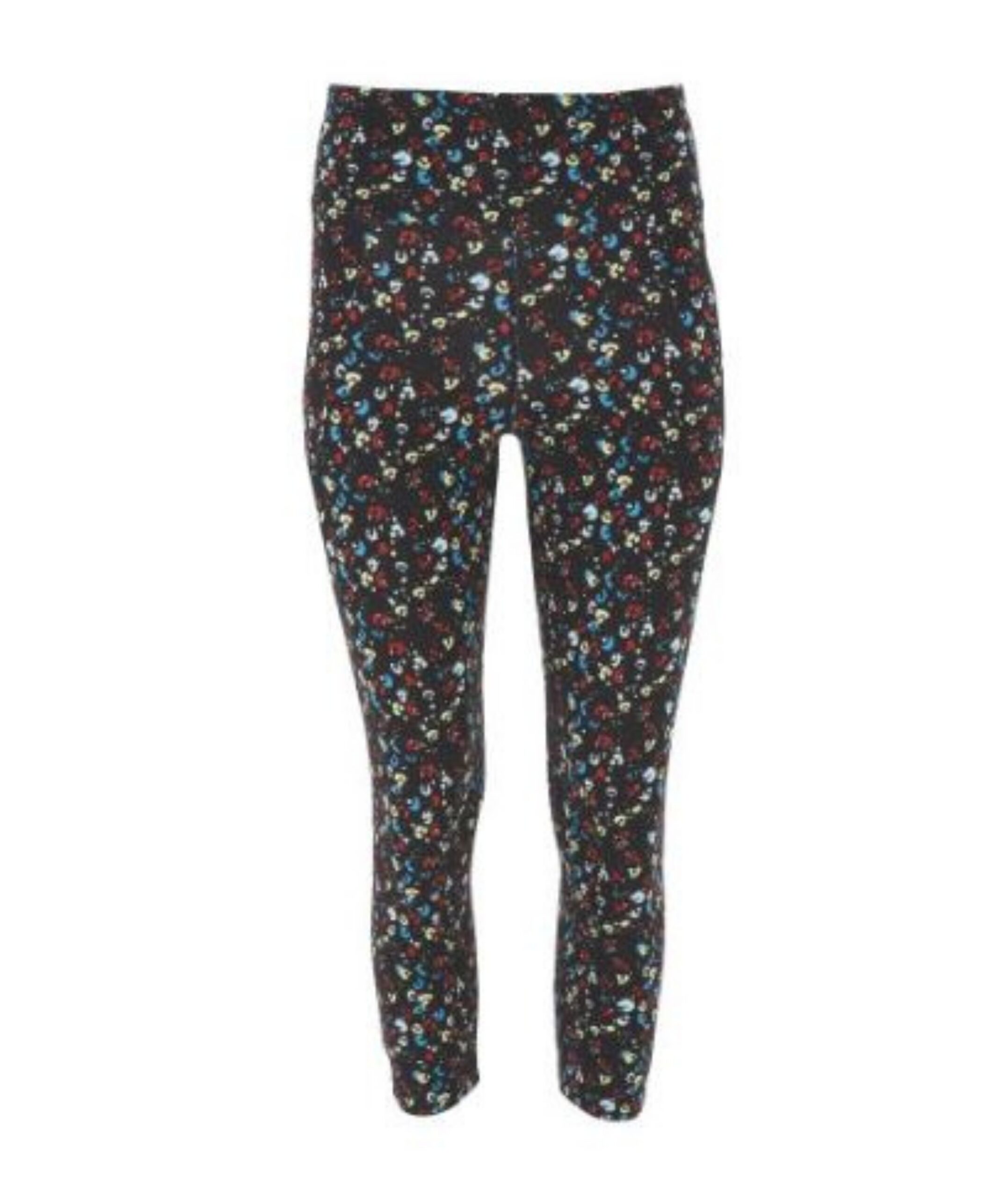 High Waist Floral Print Yoga  Women's Four-Way Stretch Active Leggings