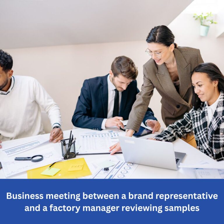 How to choose an apparel manufacturer meeting with factory representative