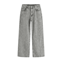 Kids Wide Leg Rhinestone Embellished Girls’ Jeans