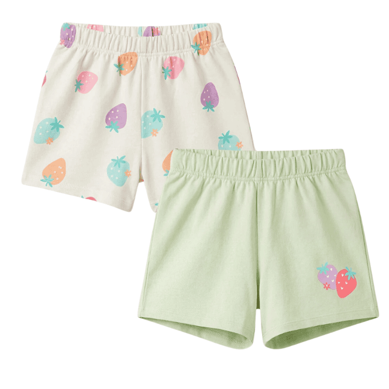 SEO Product Title  Girls' 2-Pack Cotton Shorts