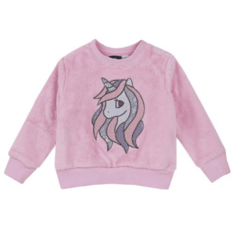 Kids' Unicorn Print Hooded Jacket