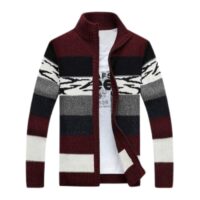 Men’s Long Zipper Cardigan
