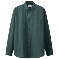 Men’s Loose-Fit Cotton Poplin Shirt