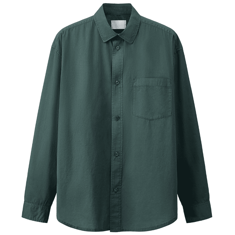 Men's Loose-Fit Cotton Poplin Shirt